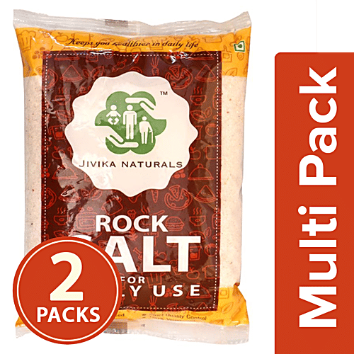 Buy Jivika Naturals Rock Salt 100 Pure, Rich In Calcium, Chemical