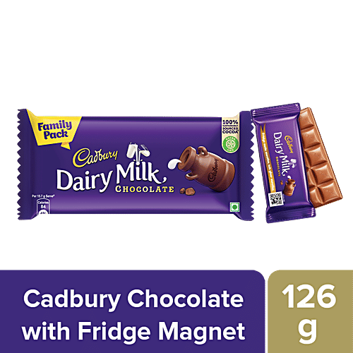 Buy Cadbury Dairy Milk Dairy Milk Family Pack Chocolate Bar, 126 g