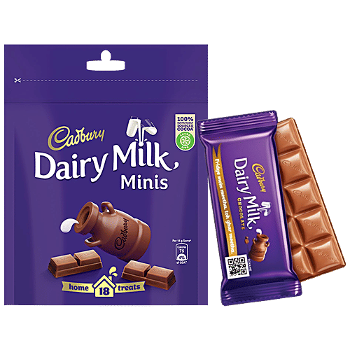 Buy Cadbury Dairy Milk Chocolate Home Treats Pack,126 g +Dairy Milk