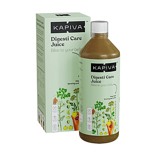 Kapiva Digesti Care Juice - Provides Relief From Acidity & Bloating, Improves Digestion, 2x 1 L Multipack 