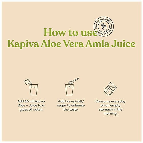 Kapiva Aloe Vera and Amla Juice, 2x 1 L Multipack 