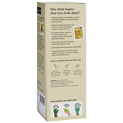 Kapiva Aloe Vera and Amla Juice, 2x 1 L Multipack 