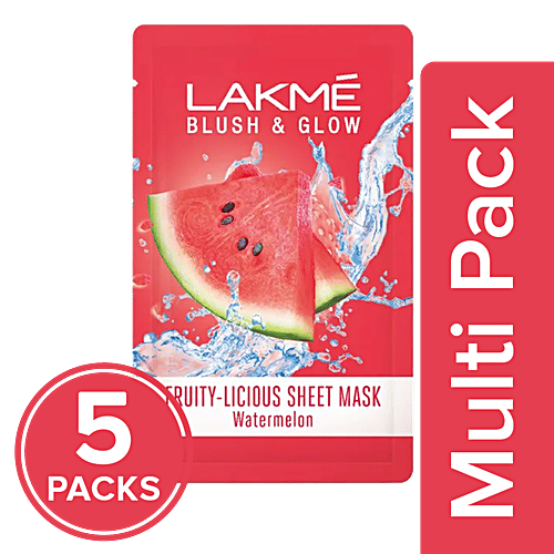 Buy Lakme Blush & Glow Watermelon Sheet Mask Online at Best Price of Rs