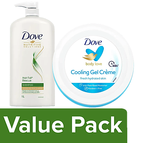 Buy Dove Dove Hair Fall Rescue Shampoo + Dove Nourishing Body Care