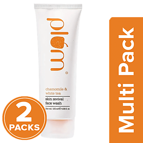 Buy Plum Skin Revival Face Wash Chamomile & White Tea Online at Best