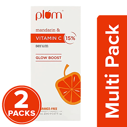 Buy Plum 15 Vitamin C Face Serum With Mandarin Glow Booster Online