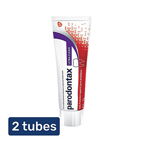 Parodontax Ultra Clean Expert Gum Care Toothpaste, 2x75 g (Multipack) 