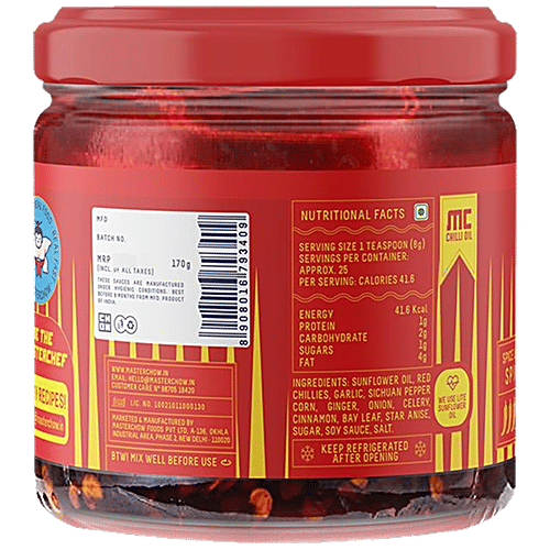MasterChow Sichuan Chilli Oil  170g +Thin Hakka Noodles 300g +Bang Bang Stir Fry Sauce 220g, Combo 3 Items 