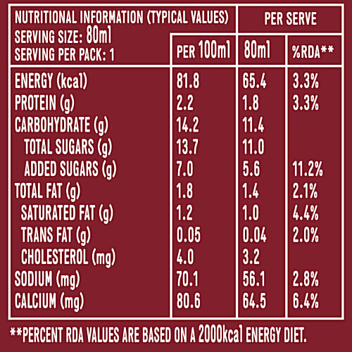 Smoodh Chocolate Milk - Rich Taste & Flavour, High In Calcium & Protein, 4x85 ml Multipack 