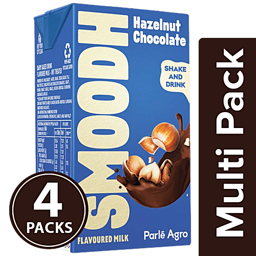 Buy Smoodh Hazelnut Chocolate Milk Rich Taste & Flavour, High In
