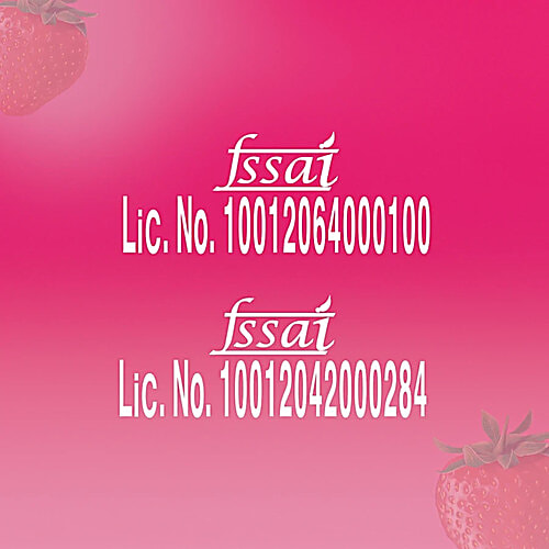 Alpenliebe Juzt Jelly Candies - With 25% Fruit Pulp, Soft, Juicy, Strawberry Flavour, 2x70.3 g 19 pcs (Multipack) 