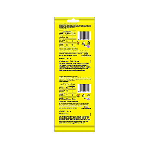 Chupa Chups Sour Belt Mixed Fruit Flavour Soft & Chewy Toffee, 3x57.6 g Multipack (8 pcs) 