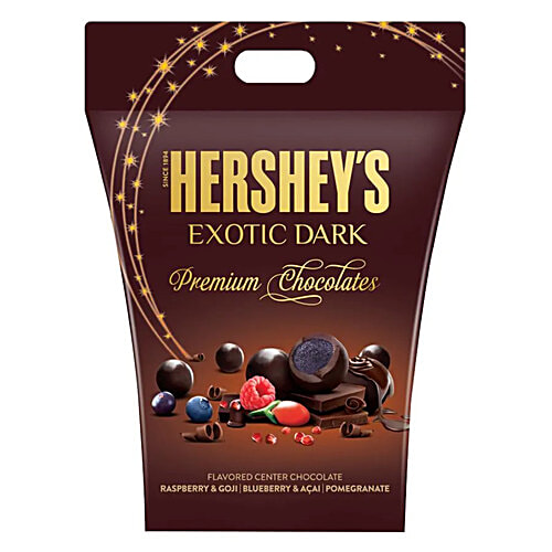 Buy Hersheys Exotic Dark Chocolates Assorted Pack Gift box 90 gm Pack