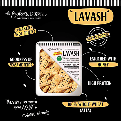 Buy The Baker's Dozen Lavash 100 Wholewheat Online at Best Price of