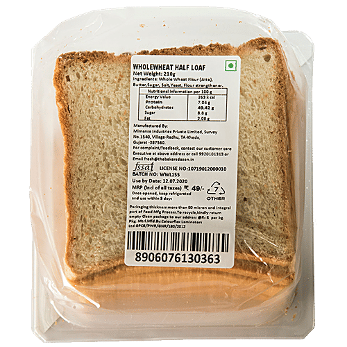 Buy The Baker's Dozen Sandwich Loaf 100 Whole Wheat Online at Best