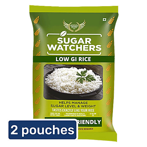 Sugar Watchers Low GI 7 White Rice - Diabetic Friendly/Akki, 2 x 5 kg Multipack 