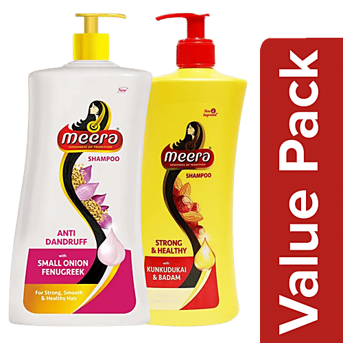 Buy Meera Meera Strong & Healthy ShampooKunkudukai & Badam + Meera