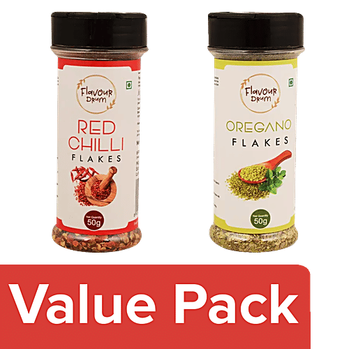 Buy Flavour Drum Red Chilli Flakes Rich In Vitamin C, A, B6, K1 50 g