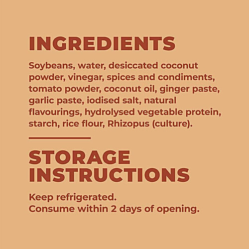 Hello Tempayy Chettinad Soyabean Tempeh Cubes -Rich In Protein, Non-GMO, Makes Curries & Rolls, 3x200 g Multipack