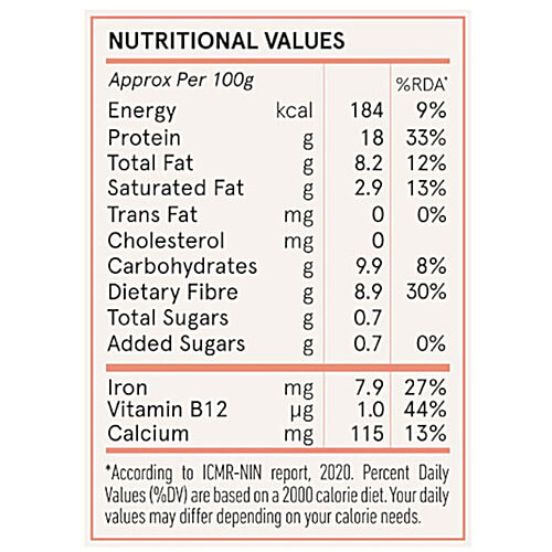 Hello Tempayy Chettinad Soyabean Tempeh Cubes -Rich In Protein, Non-GMO, Makes Curries & Rolls, 3x200 g Multipack