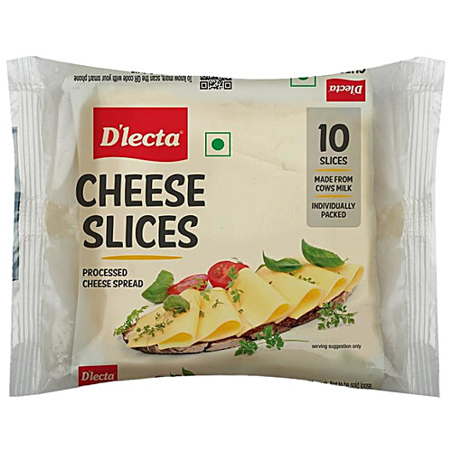 Buy D'Lecta Processed Cheese Slices Made From Cow Milk, Easy To Use