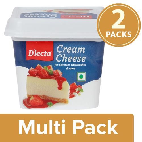D'Lecta Cream Cheese, 2x150 g