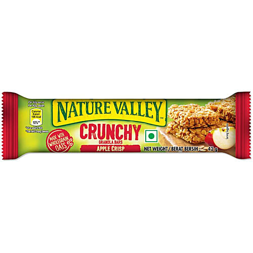 Nature Valley Granola Bars-Apple Crisp + Oats & Chocolate + Oats & Honey + Almond (42 g Each), Combo 4 Items