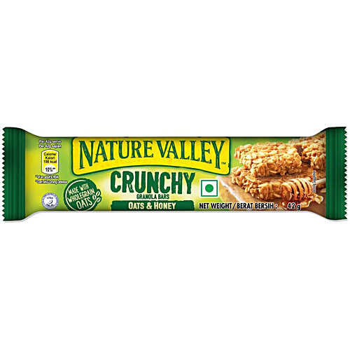 Nature Valley Granola Bars-Apple Crisp + Oats & Chocolate + Oats & Honey + Almond (42 g Each), Combo 4 Items