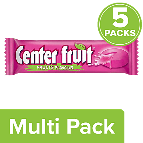 Buy Center Fruit Chewing Gum Stick Fruits Flavour, 8 Pcs (Pak Of 5) Online at Best Price of Rs