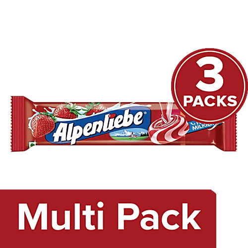 Buy ALPENLIEBE Gold Cream Strawberry Candy Stick, 12 Pcs (Pack Of 3