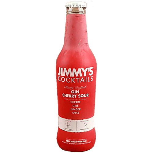Buy JIMMY'S COCKTAILS Gin Cherry Sour Cocktail Mixer Ready To Serve