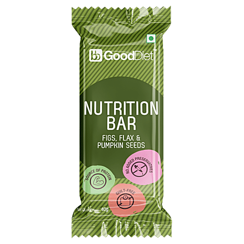 Buy GoodDiet 20g Whey Protein Bar 65g+Nutrition Energy Bar 40g