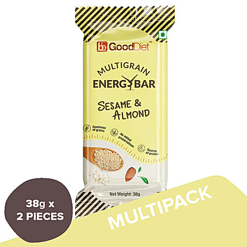Buy bb Gooddiet Multigrain Energy Bar Sesame & Almonds Online at Best