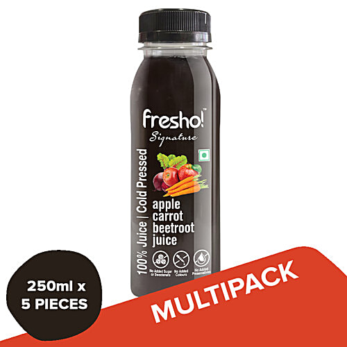 Buy Fresho Signature Apple Carrot Beetroot Juice ColdPressed, No