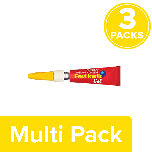 Buy Fevikwik Gel One Drop Instant Adhesive, For Glass, Leather, Wood