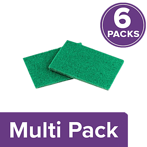 Buy Sparkmate By Crystal Nylon Green Pad/Scrubber Premium Quality, Durable, Removes Tough