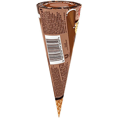 Kwality Wall's Double Chocolate Cornetto Frozen Dessert, 4 x 105 ml Multipack 