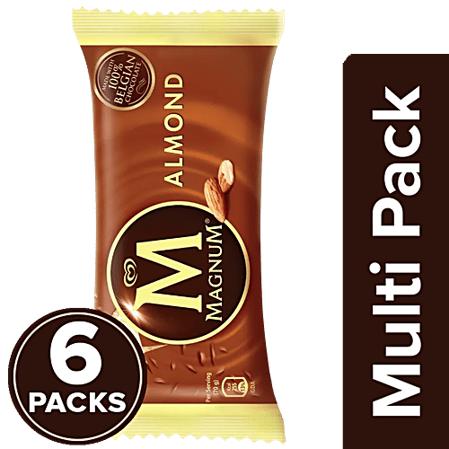 Buy kwality walls Magnum Almond Stick Ice Cream Made with 100