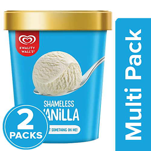 Buy kwality walls Shameless Vanilla Frozen Dessert Online at Best Price
