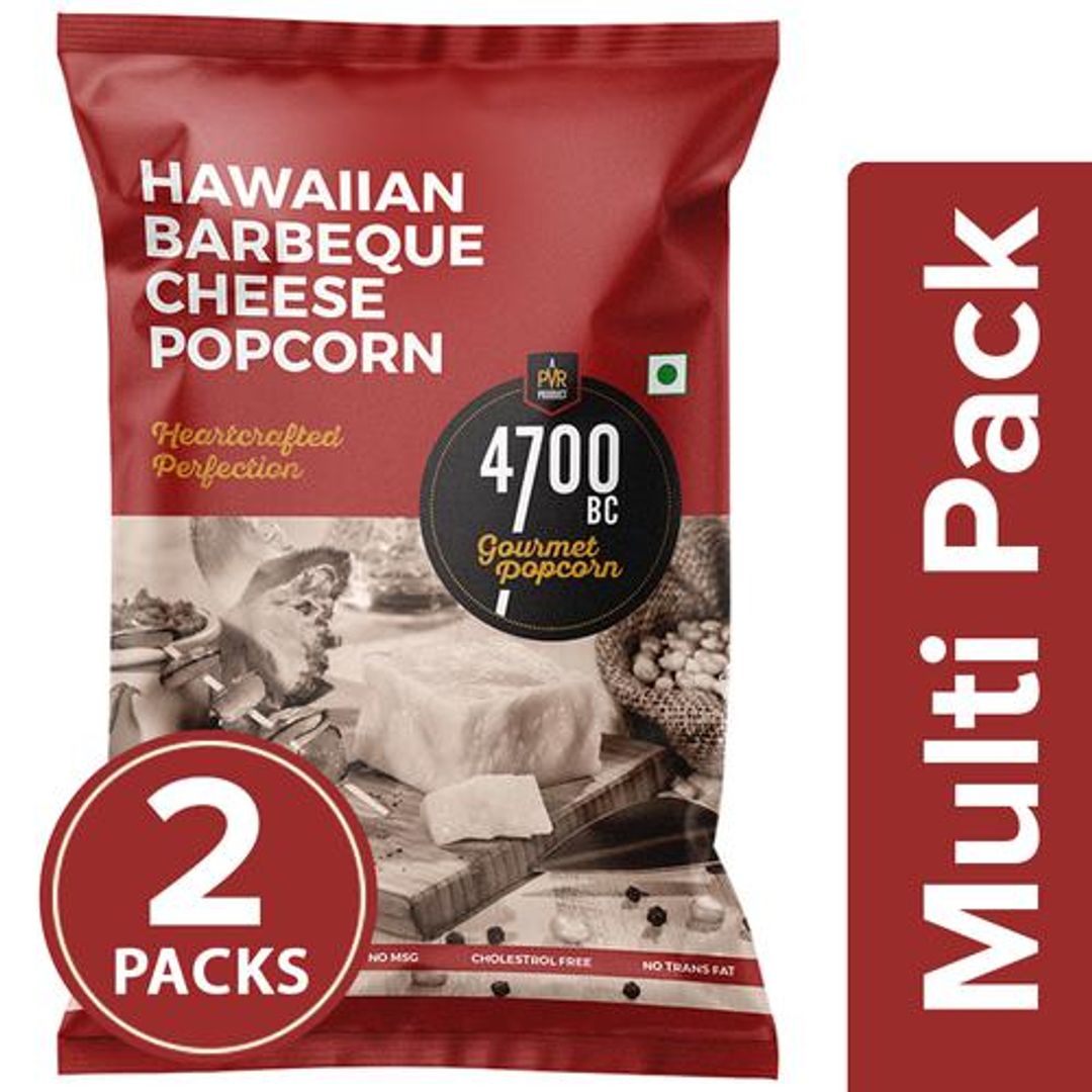 4700BC Hawaiian Barbeque Cheese Popcorn, 2x35 g Multipack