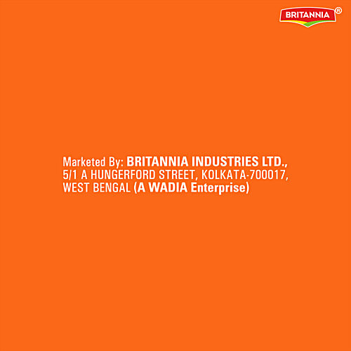 Britannia Nutri Choice Oats Orange & Almond Biscuits, 4 x 75 g Multipack 