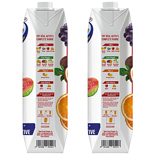 Buy Real Activ Fiber + Multi Fruit Beverage No Added Sugars