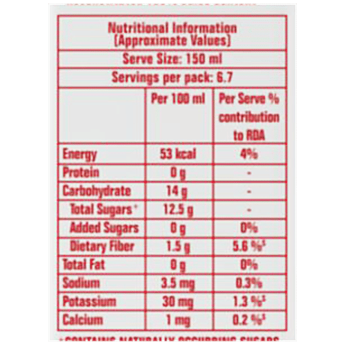 Buy Real Activ Fiber + Multi Fruit Beverage No Added Sugars