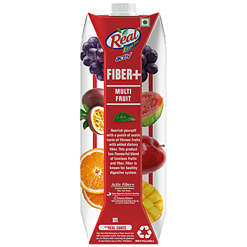 Buy Real Activ Fiber + Multi Fruit Beverage No Added Sugars