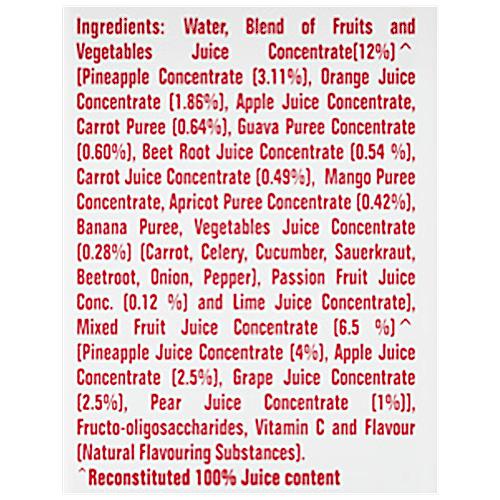 Real Activ Beetroot & Carrot Juice - Helps Gut Health, No Added Sugars & Preservative, 2 x 1 L Multipack 