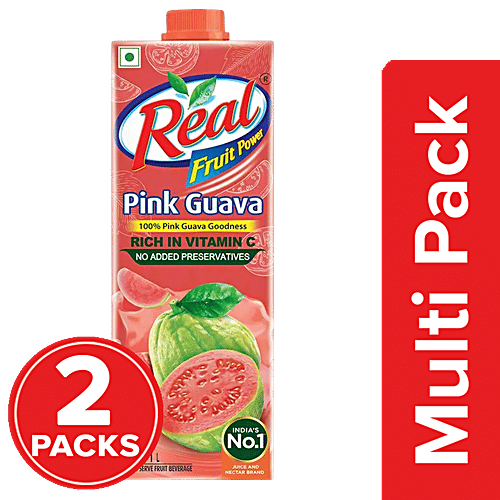 Buy Real Fruit Juice Pink Guava, Rich In Vitamin C Online at Best
