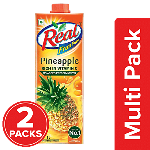 Buy Real Fruit Juice Pineapple, Rich In Vitamin C Online at Best