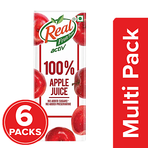 Buy Real Activ 100 Apple Juice With No Added Sugars & Preservative