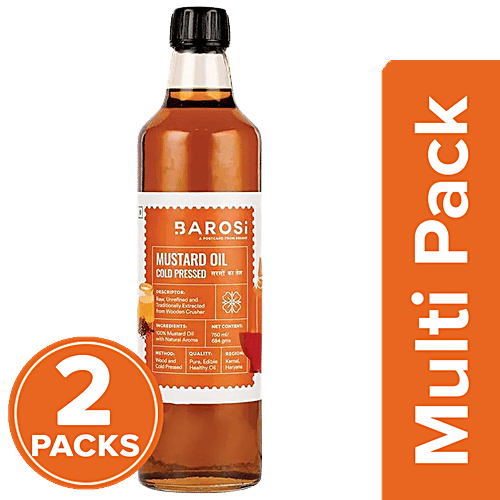 Buy Barosi Cold Pressed Mustard Oil Good For Digestion, Immunity
