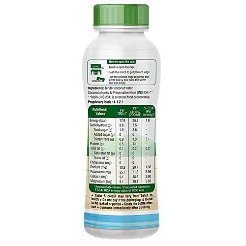 fresho! Tender Coconut Water - With Pulpy Malai, 24x200 ml Multipack 